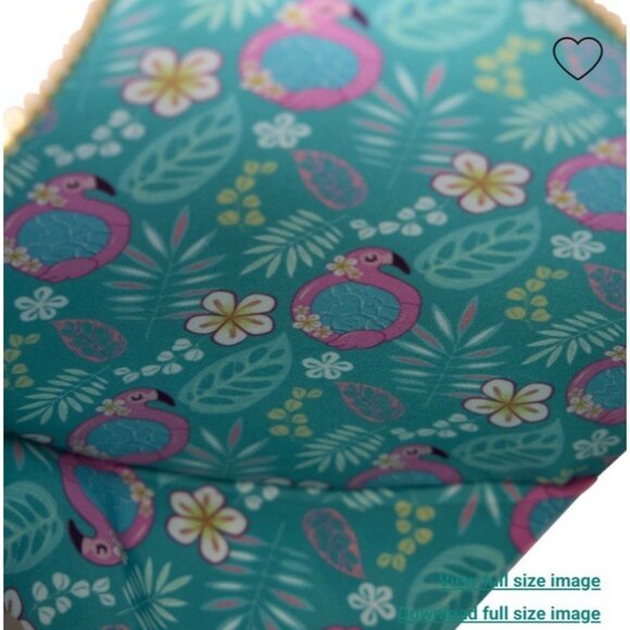 Loungefly Flamingo Pool Float Figural Crossbody Bag W Coin Purse NWT - Picture 5 of 5